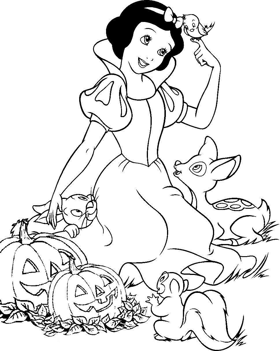 Disney Princesses Coloring Pages Free Printable 136