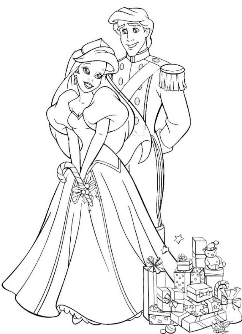 Disney Princesses Coloring Pages Free Printable 14