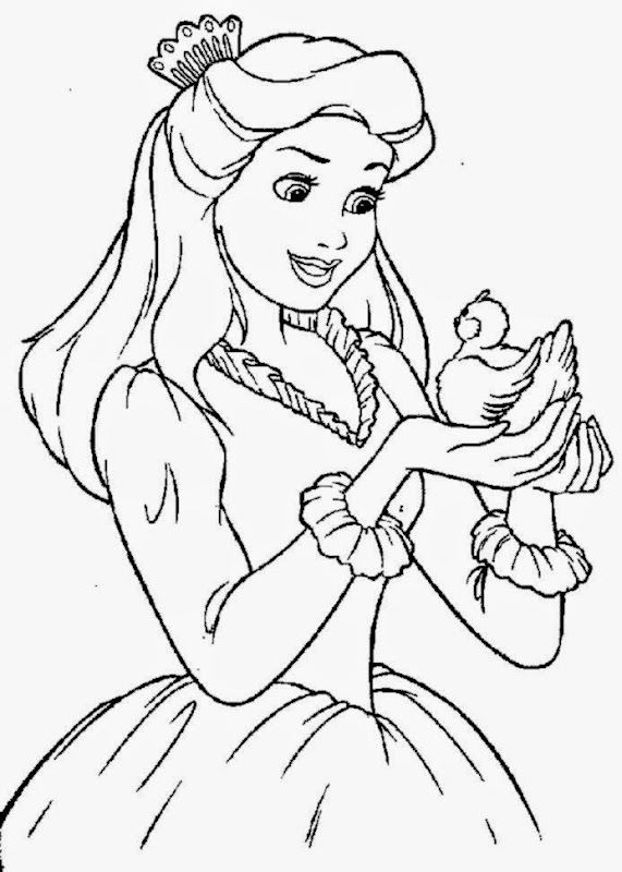 Disney Princesses Coloring Pages Free Printable 142