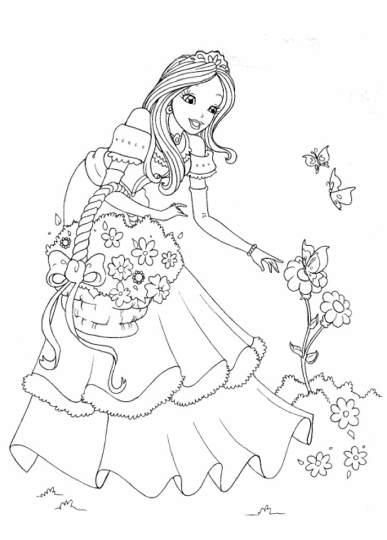 Disney Princesses Coloring Pages Free Printable 146