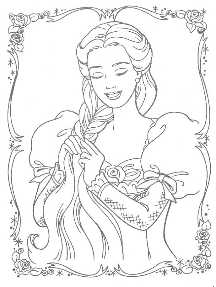 Disney Princesses Coloring Pages Free Printable 148