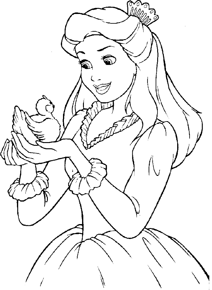 Disney Princesses Coloring Pages Free Printable 149