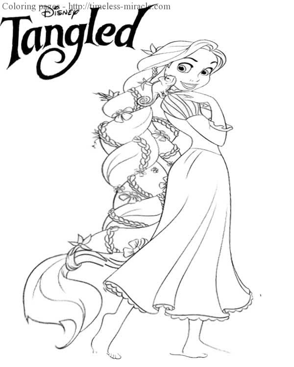 Disney Princesses Coloring Pages Free Printable 20