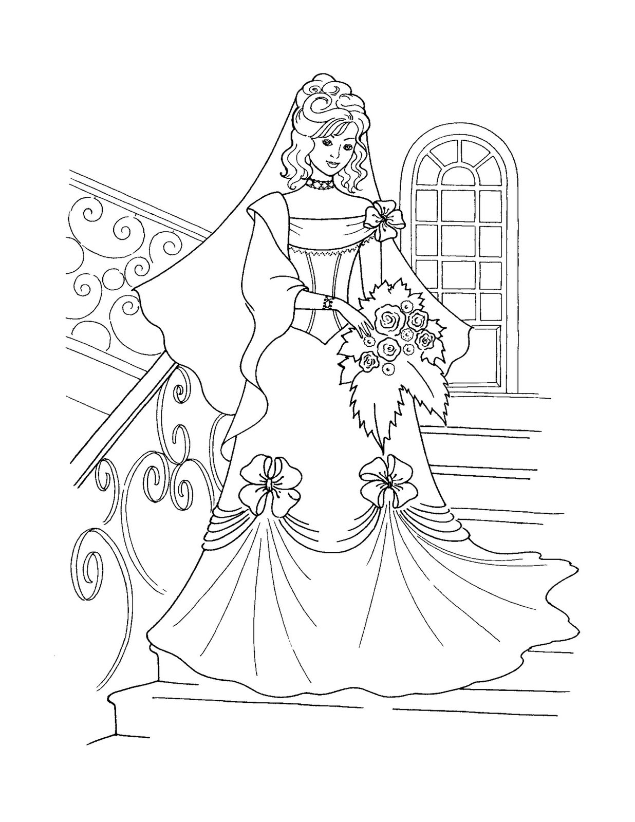 Disney Princesses Coloring Pages Free Printable 35