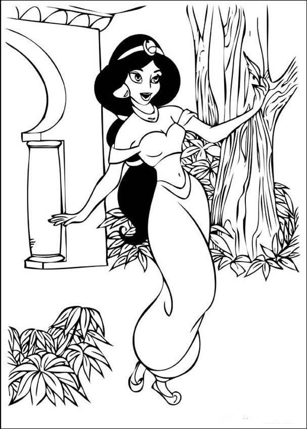 Disney Princesses Coloring Pages Free Printable 41