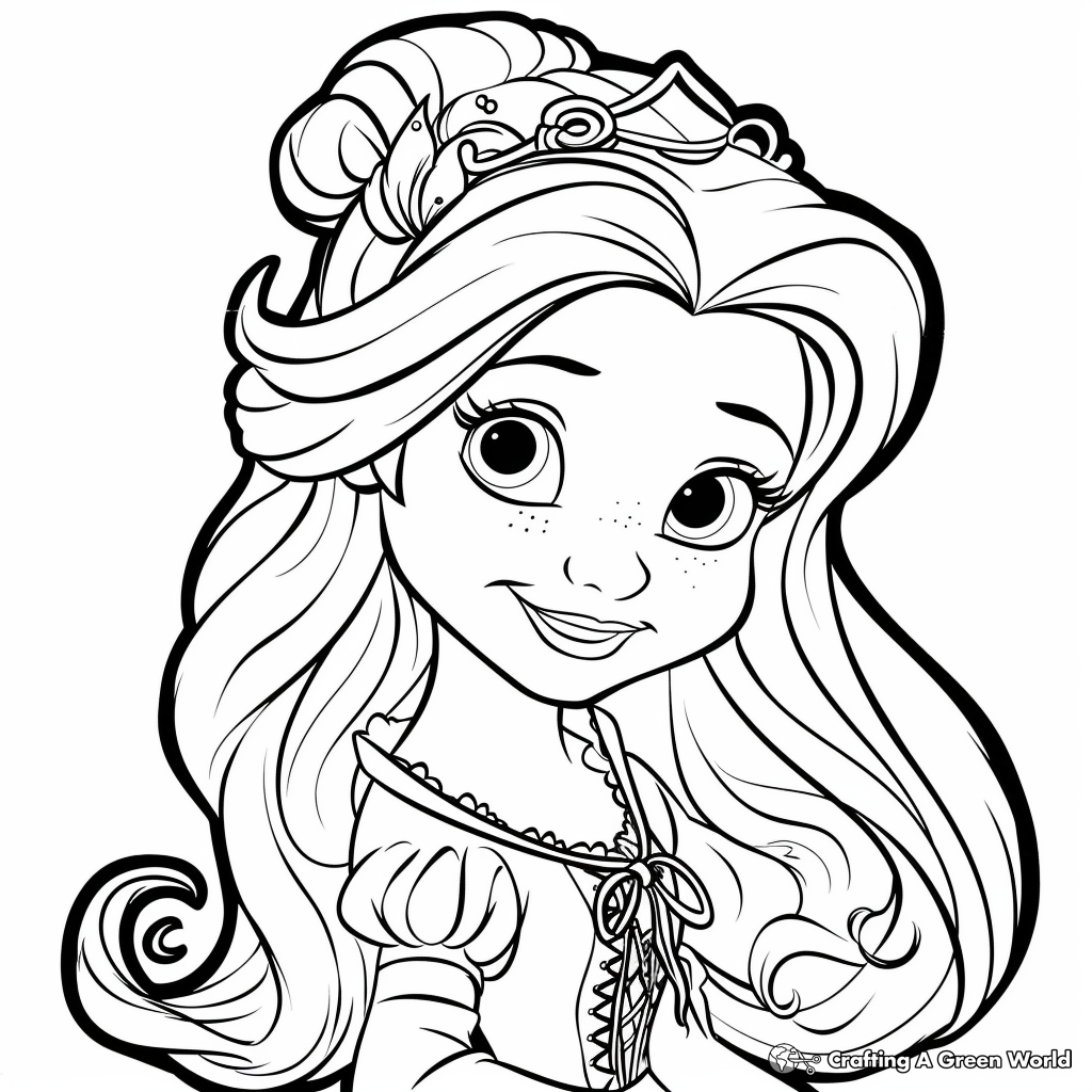 Disney Princesses Coloring Pages Free Printable 47