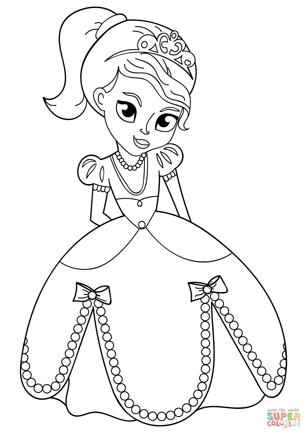 Disney Princesses Coloring Pages Free Printable 54