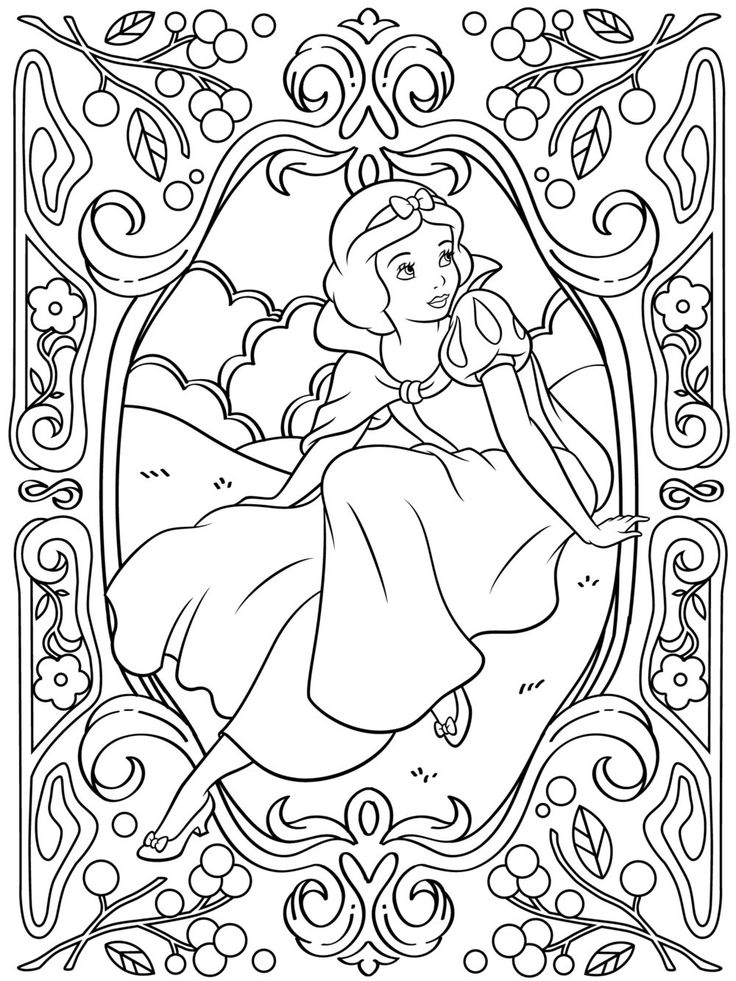 Disney Princesses Coloring Pages Free Printable 59