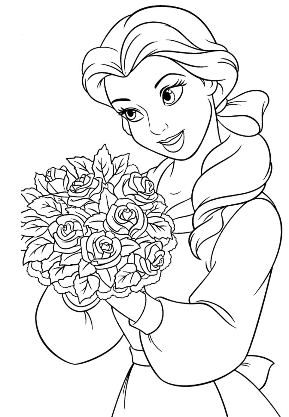 Disney Princesses Coloring Pages Free Printable 6