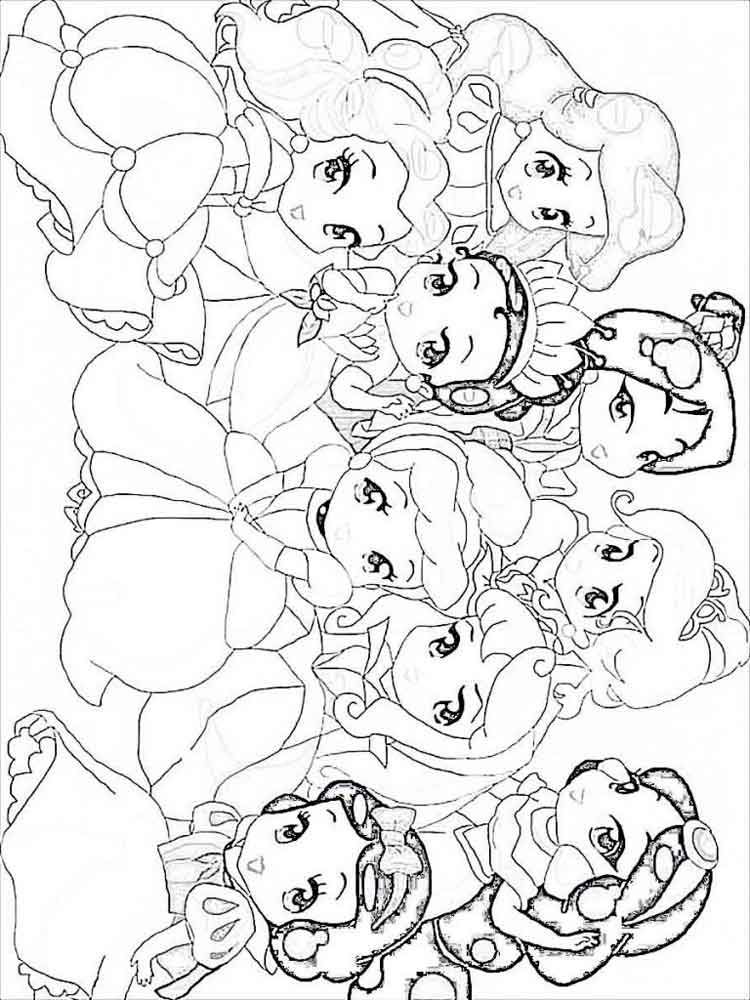 Disney Princesses Coloring Pages Free Printable 62