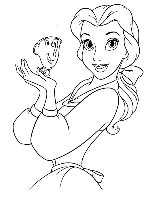 Disney Princesses Coloring Pages Free Printable 65