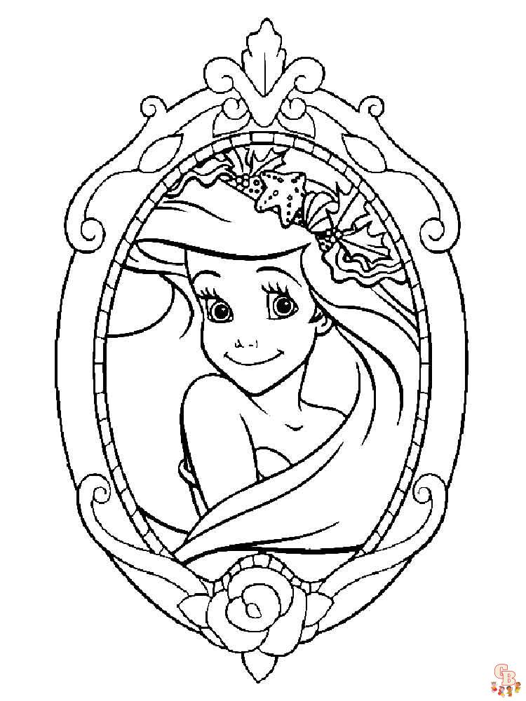 Disney Princesses Coloring Pages Free Printable 66