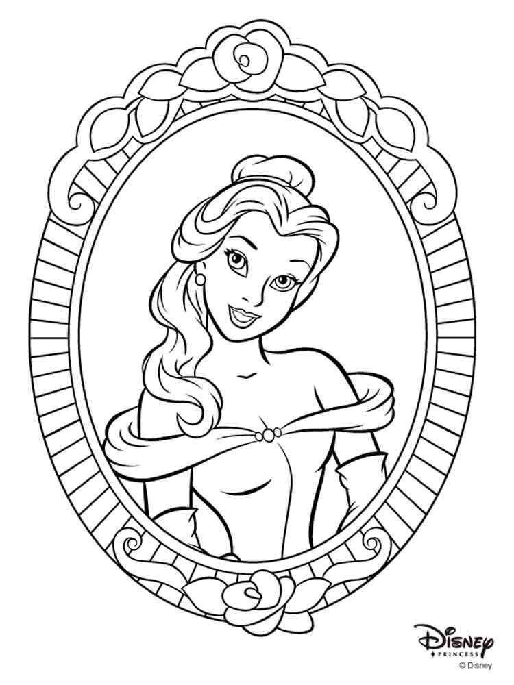 Disney Princesses Coloring Pages Free Printable 69