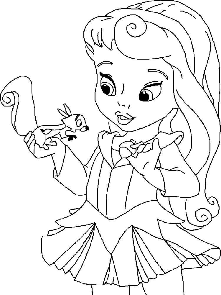 Disney Princesses Coloring Pages Free Printable 7