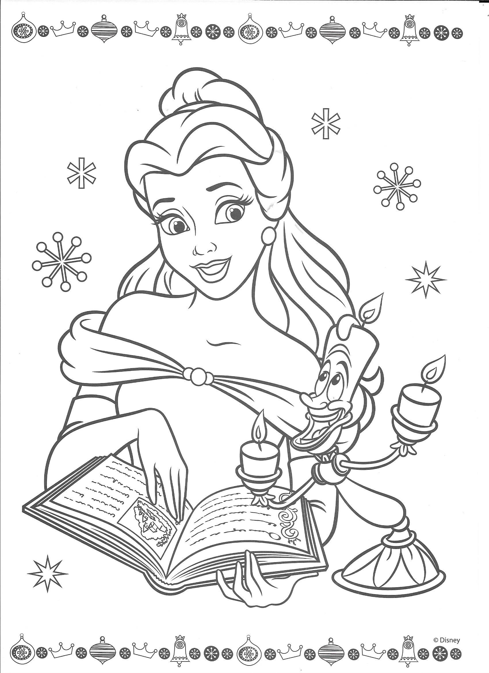 Disney Princesses Coloring Pages Free Printable 78