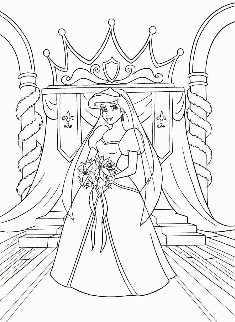 Disney Princesses Coloring Pages Free Printable 88