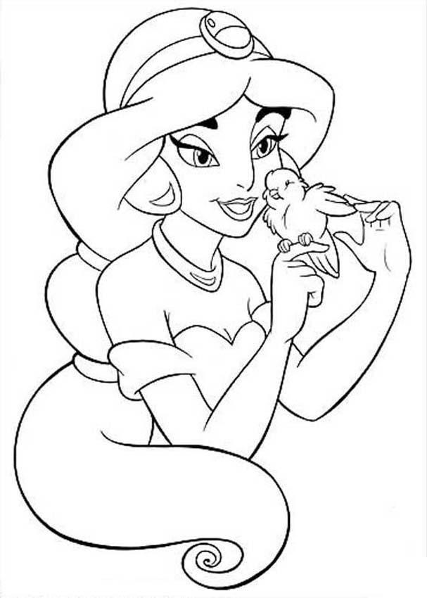 Disney Princesses Coloring Pages Free Printable 99