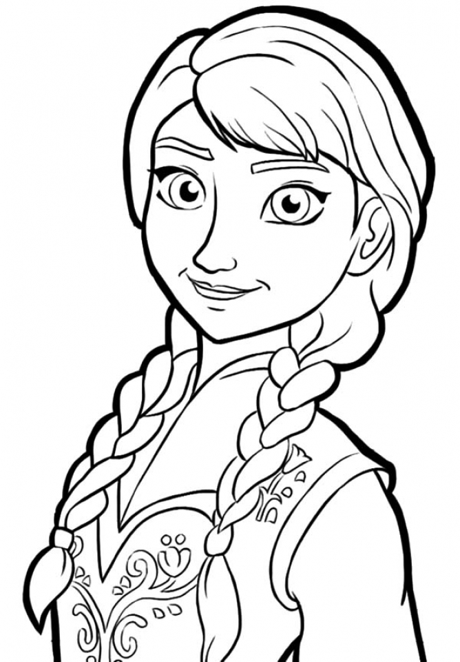 Elsa and Anna Coloring Pages Free Printable 102