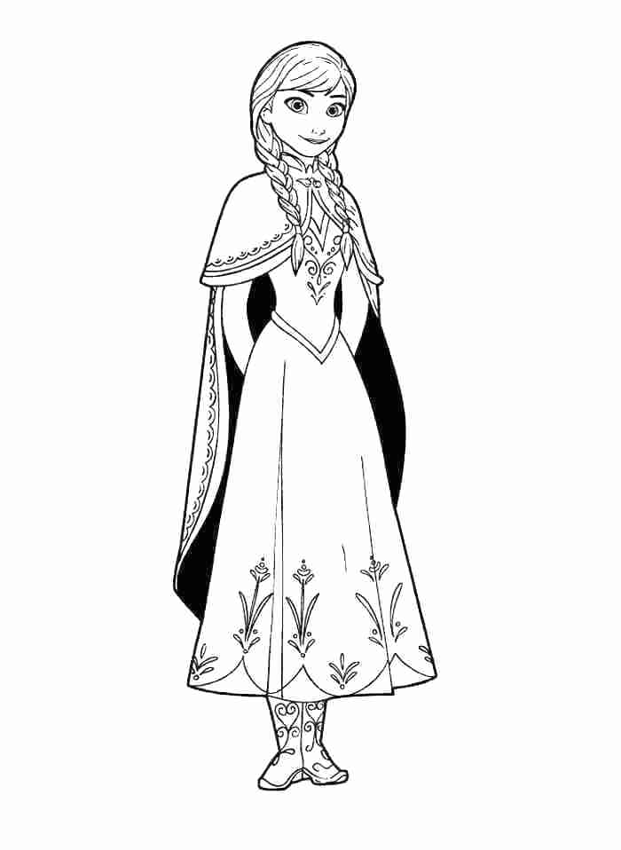 Elsa and Anna Coloring Pages Free Printable 116