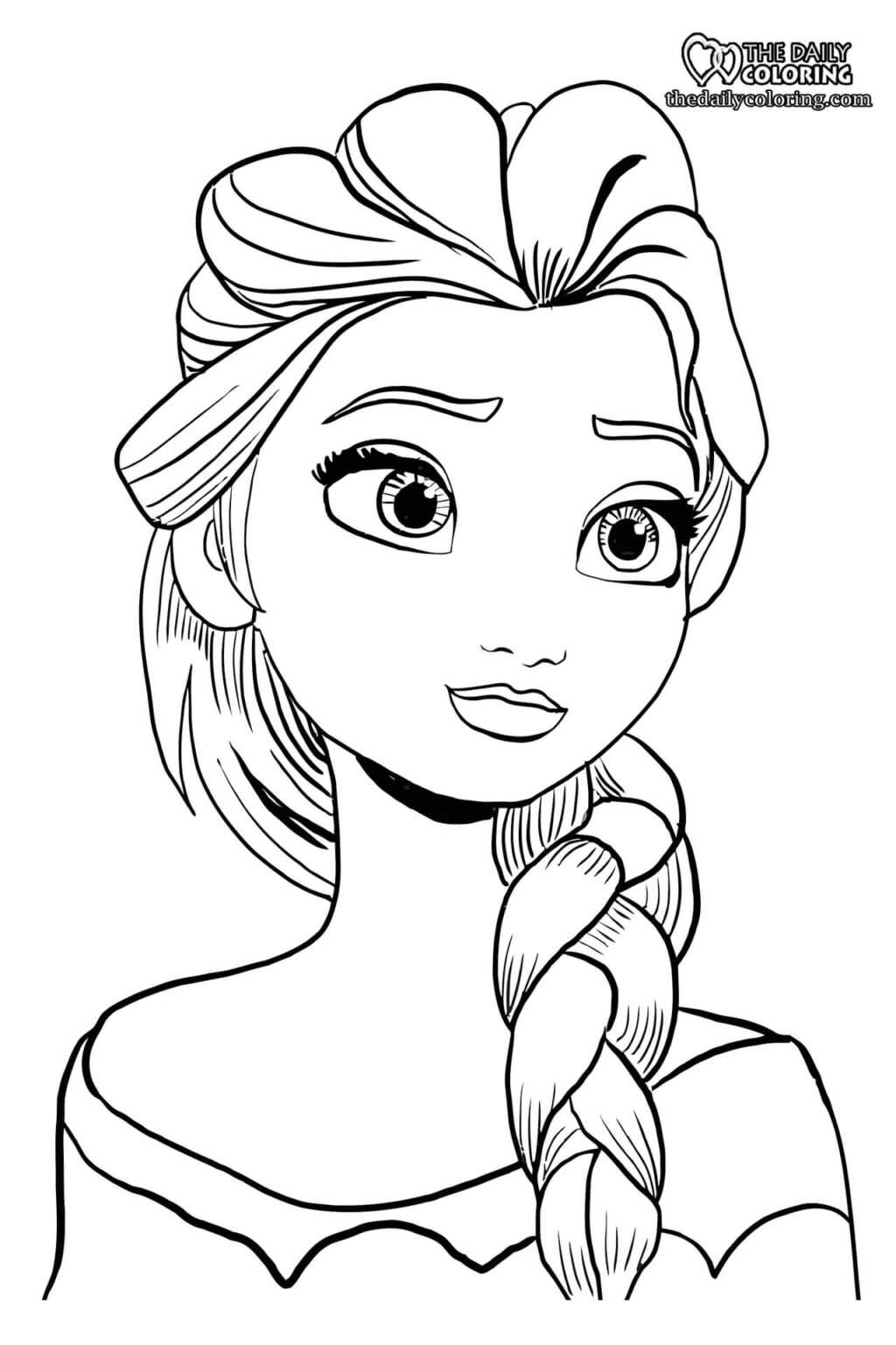 Elsa and Anna Coloring Pages Free Printable 121