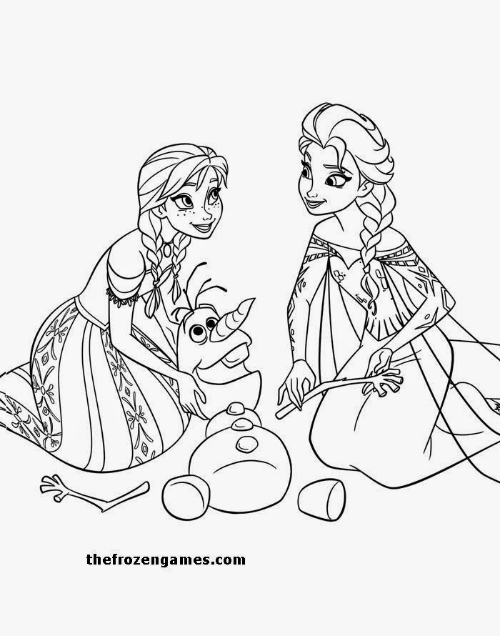 Elsa and Anna Coloring Pages Free Printable 128