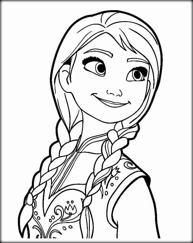 Elsa and Anna Coloring Pages Free Printable 180