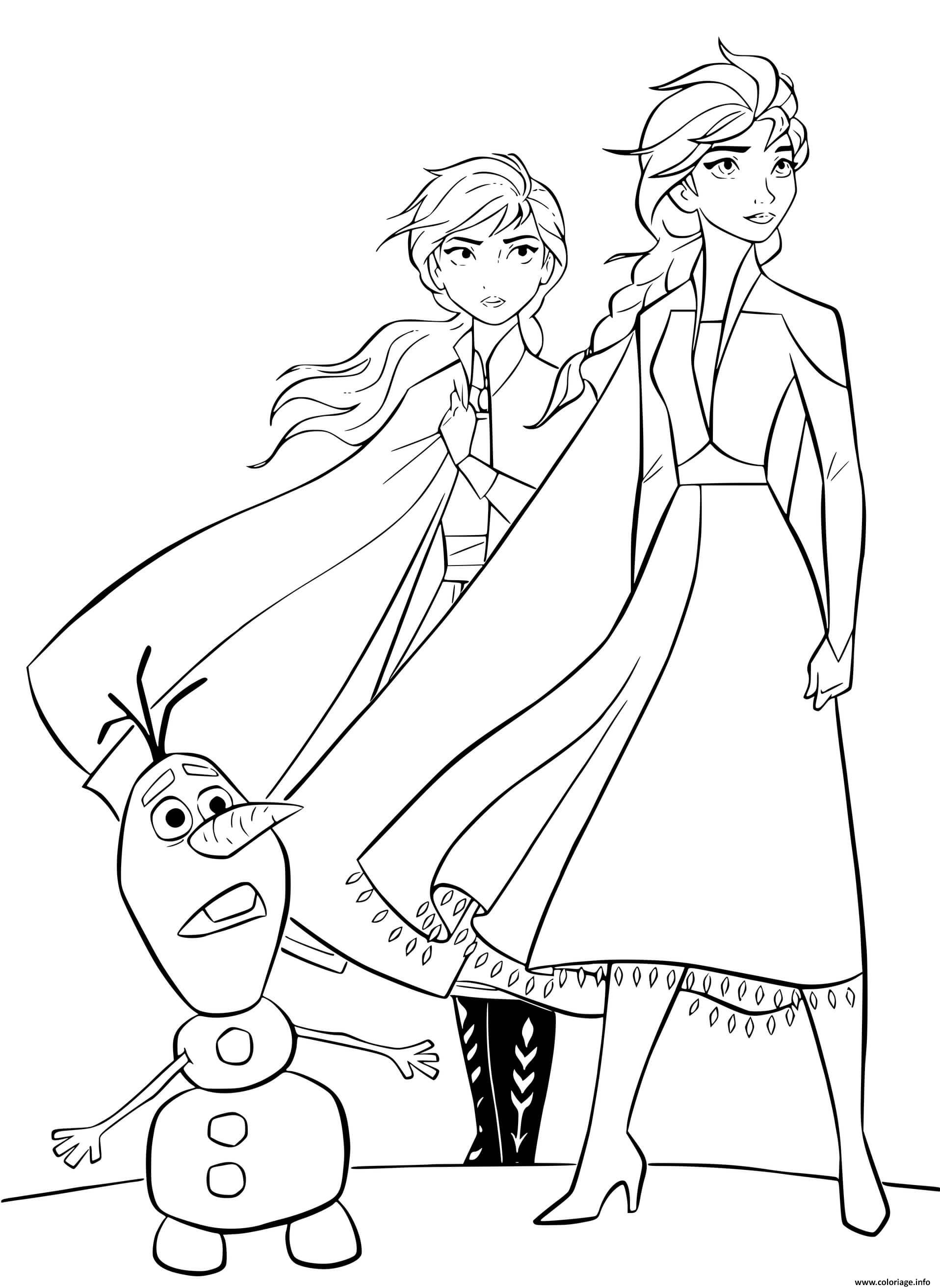 Elsa and Anna Coloring Pages Free Printable 94