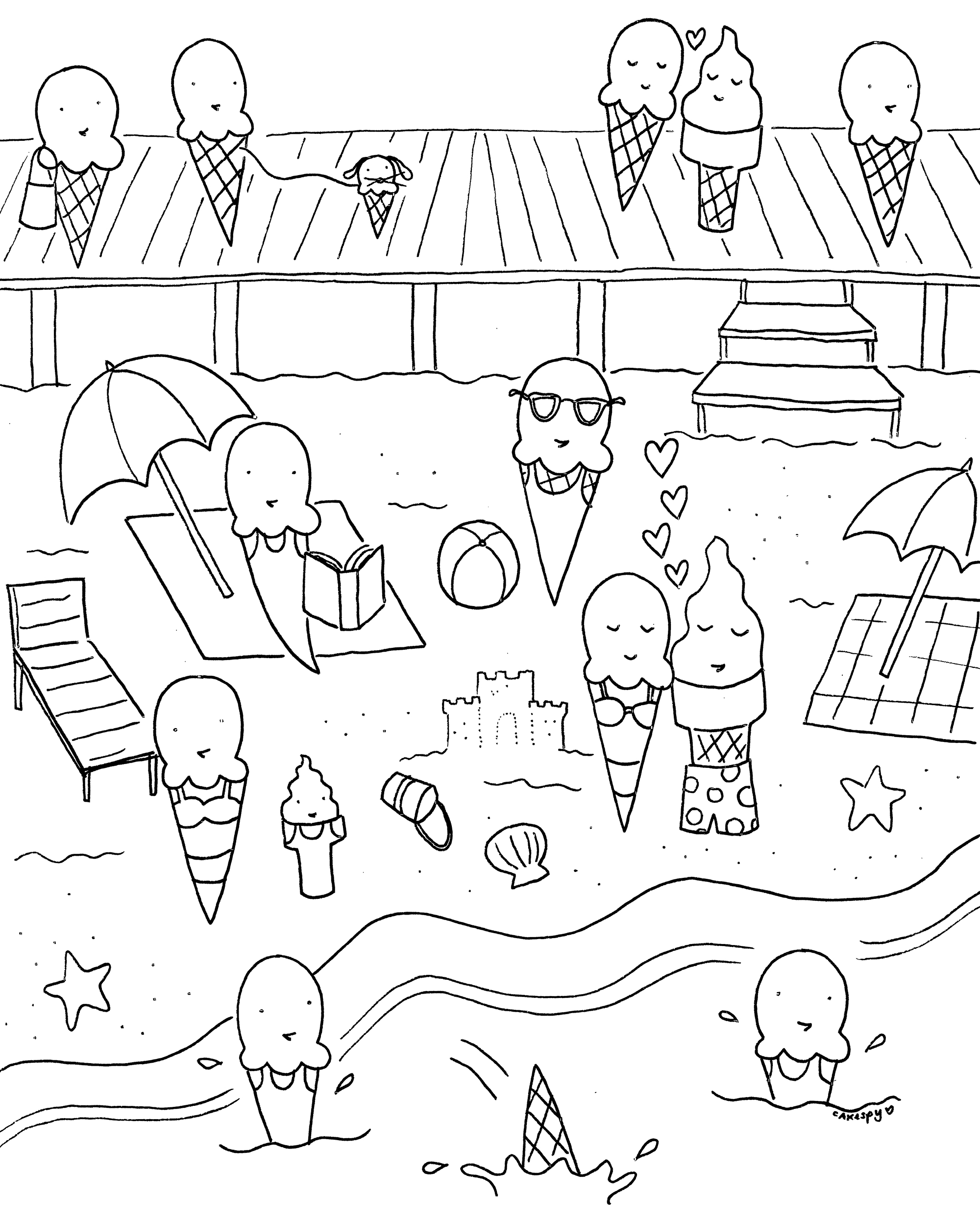 Funny Coloring Pages for Grown Ups 102