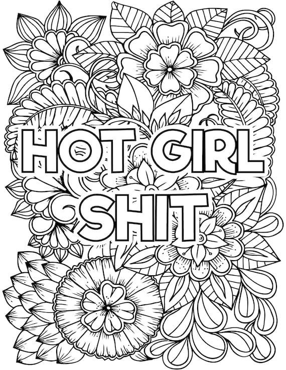 Funny Coloring Pages for Grown Ups 106