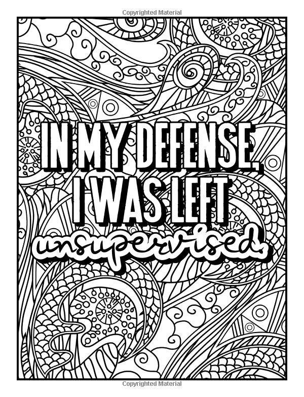 Funny Coloring Pages for Grown Ups 119