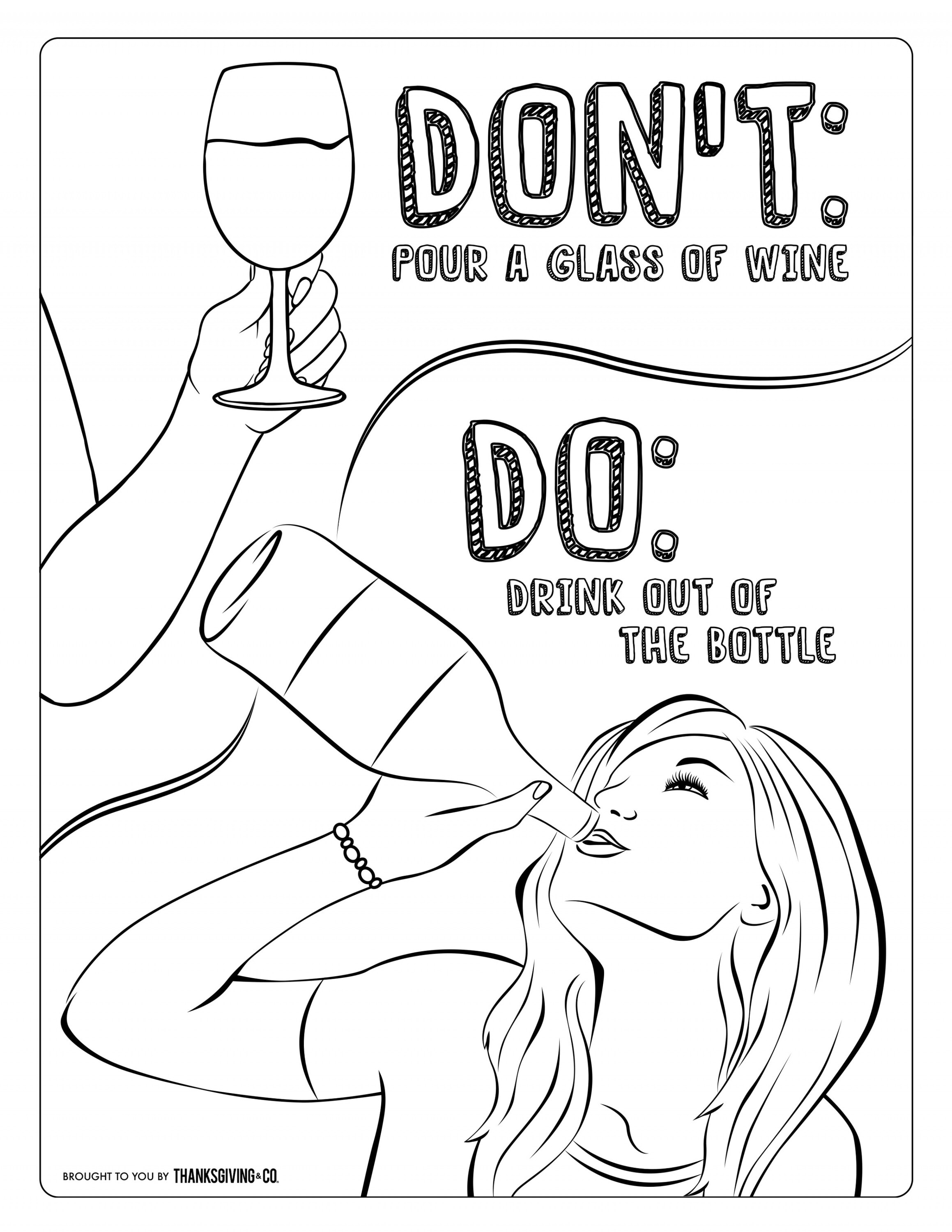 Funny Coloring Pages for Grown Ups 67