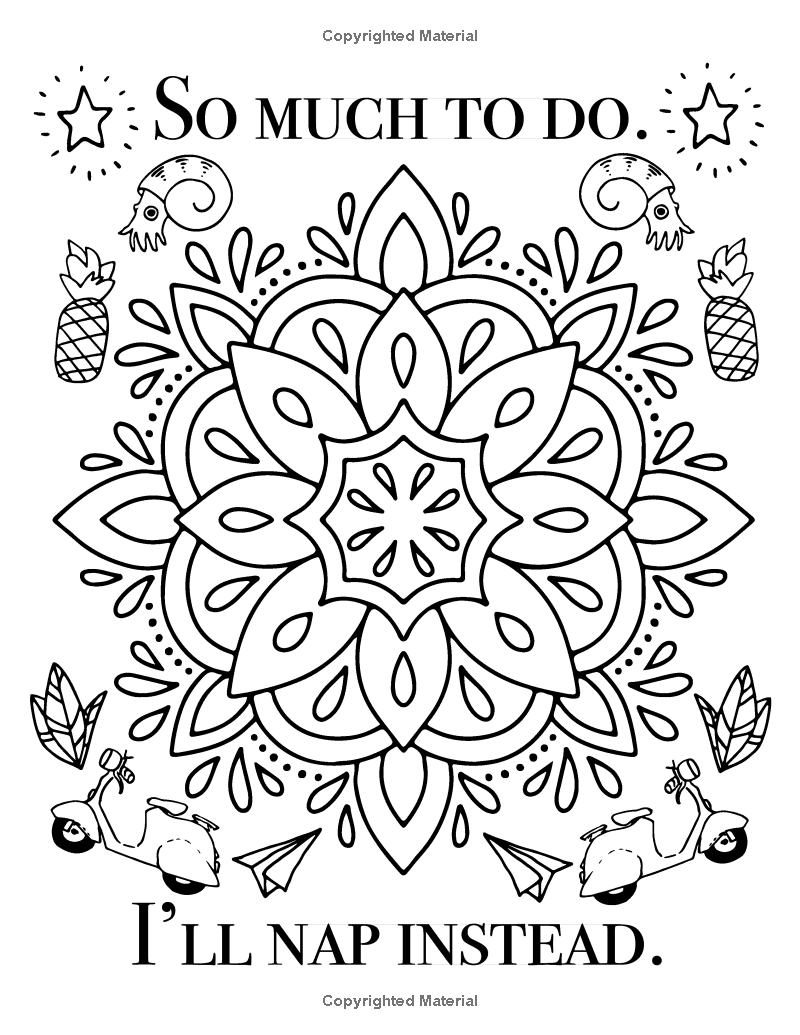 Funny Coloring Pages for Grown Ups 68