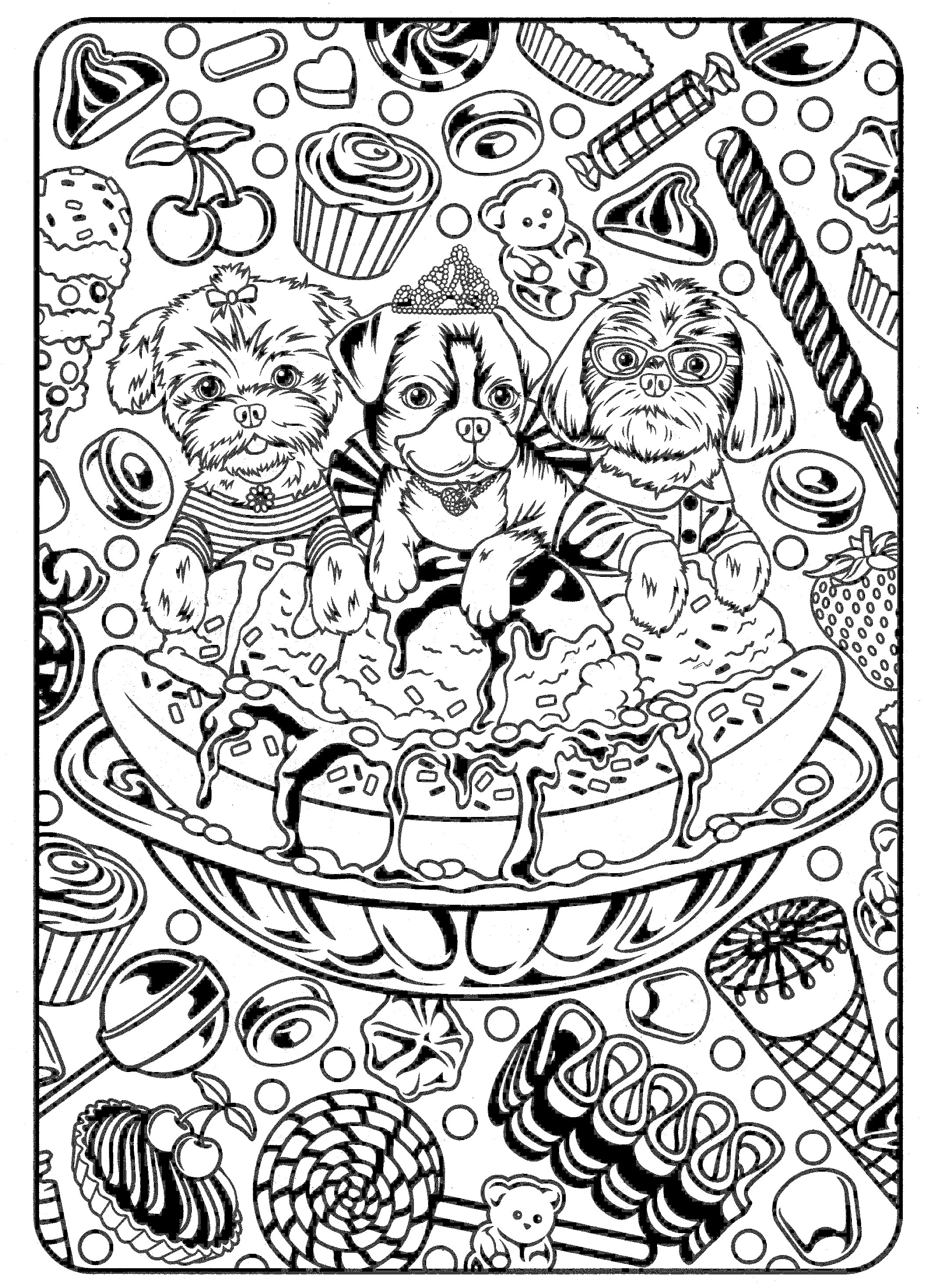 Funny Coloring Pages for Grown Ups 87