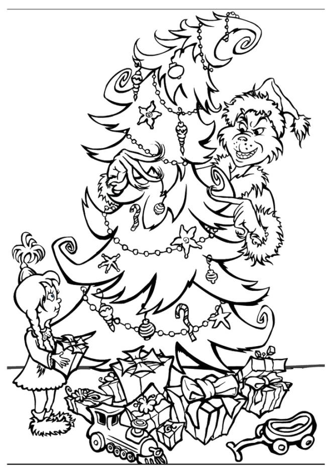 Grinch Coloring Pages FREE Printable 24