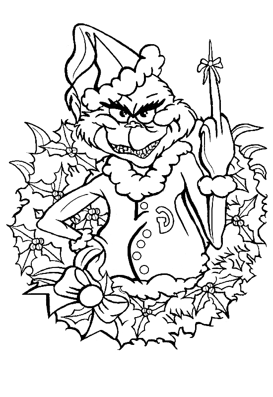 Grinch Coloring Pages FREE Printable 46