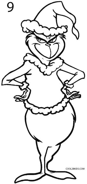 Grinch Coloring Pages FREE Printable 49