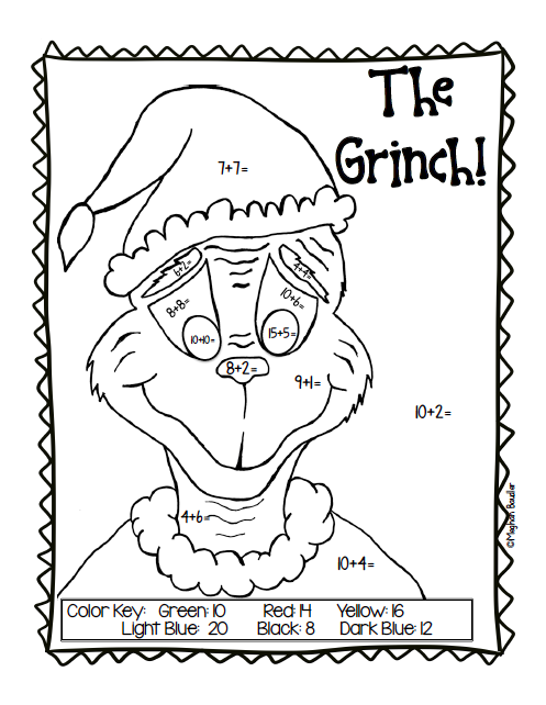 Grinch Coloring Pages FREE Printable 78