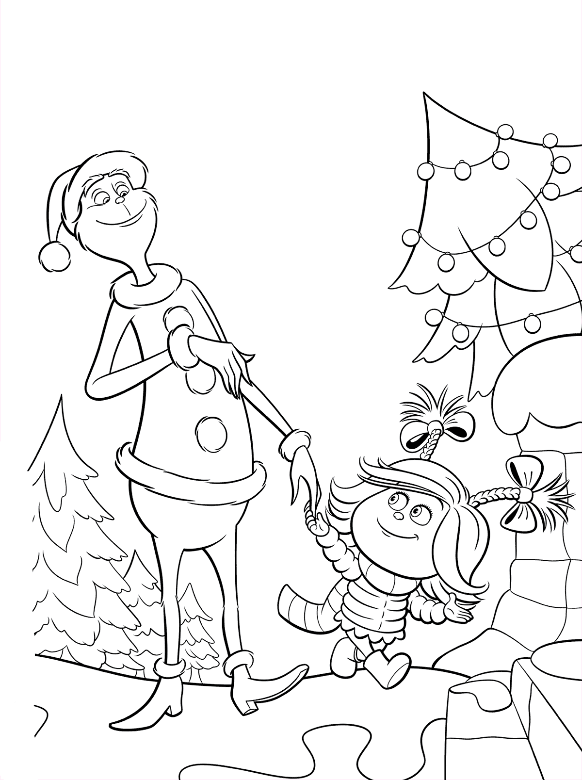 Grinch Coloring Pages FREE Printable 82