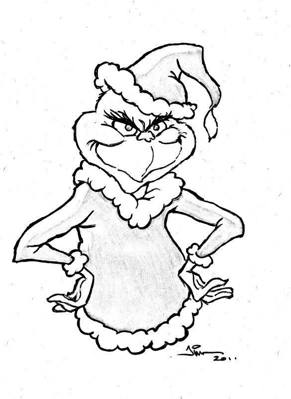 Grinch Coloring Pages FREE Printable 88