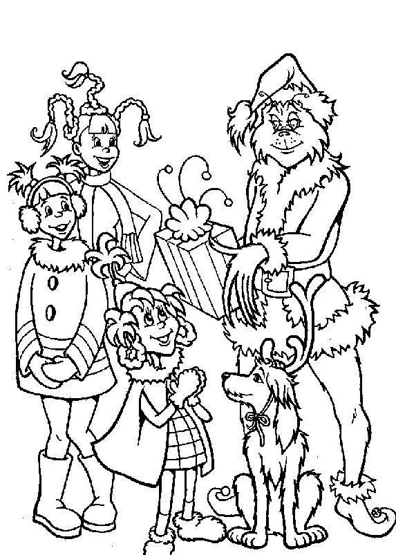 Grinch Coloring Pages FREE Printable 9