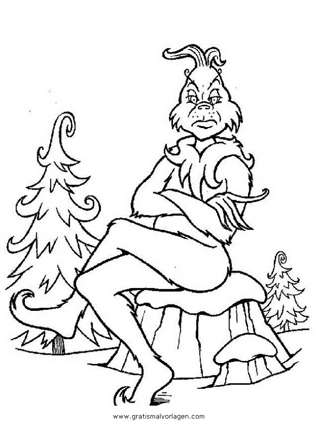 Grinch Coloring Pages FREE Printable 94