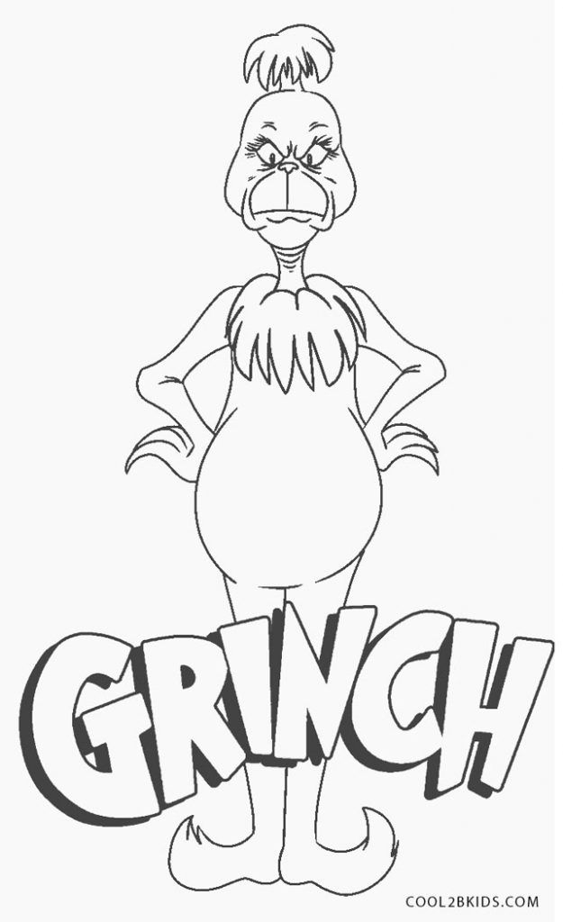 Grinch Coloring Pages FREE Printable 97