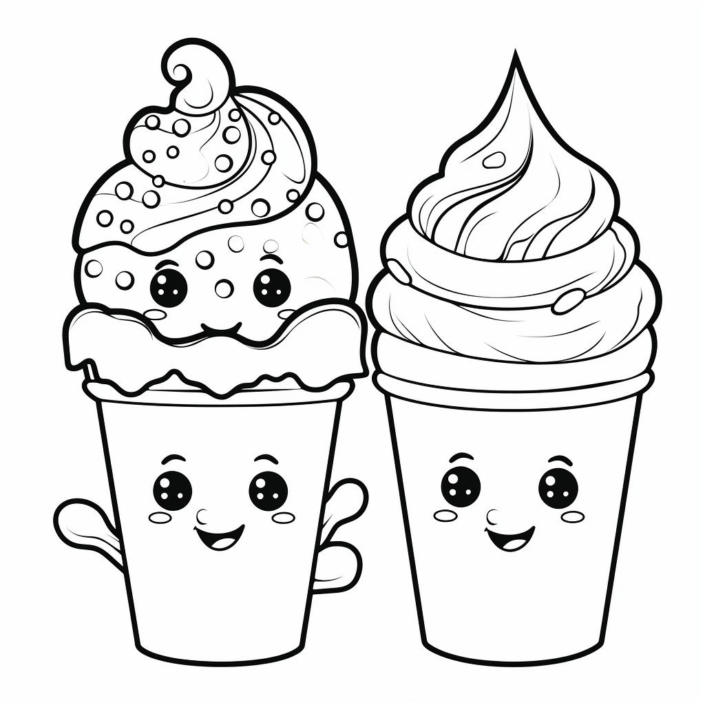 Ice Cream Coloring Pages for Adults Unique 104