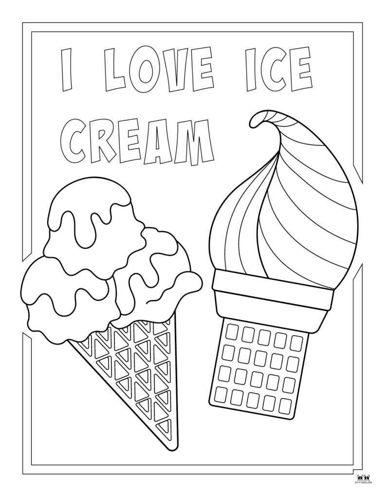 Ice Cream Coloring Pages for Adults Unique 110