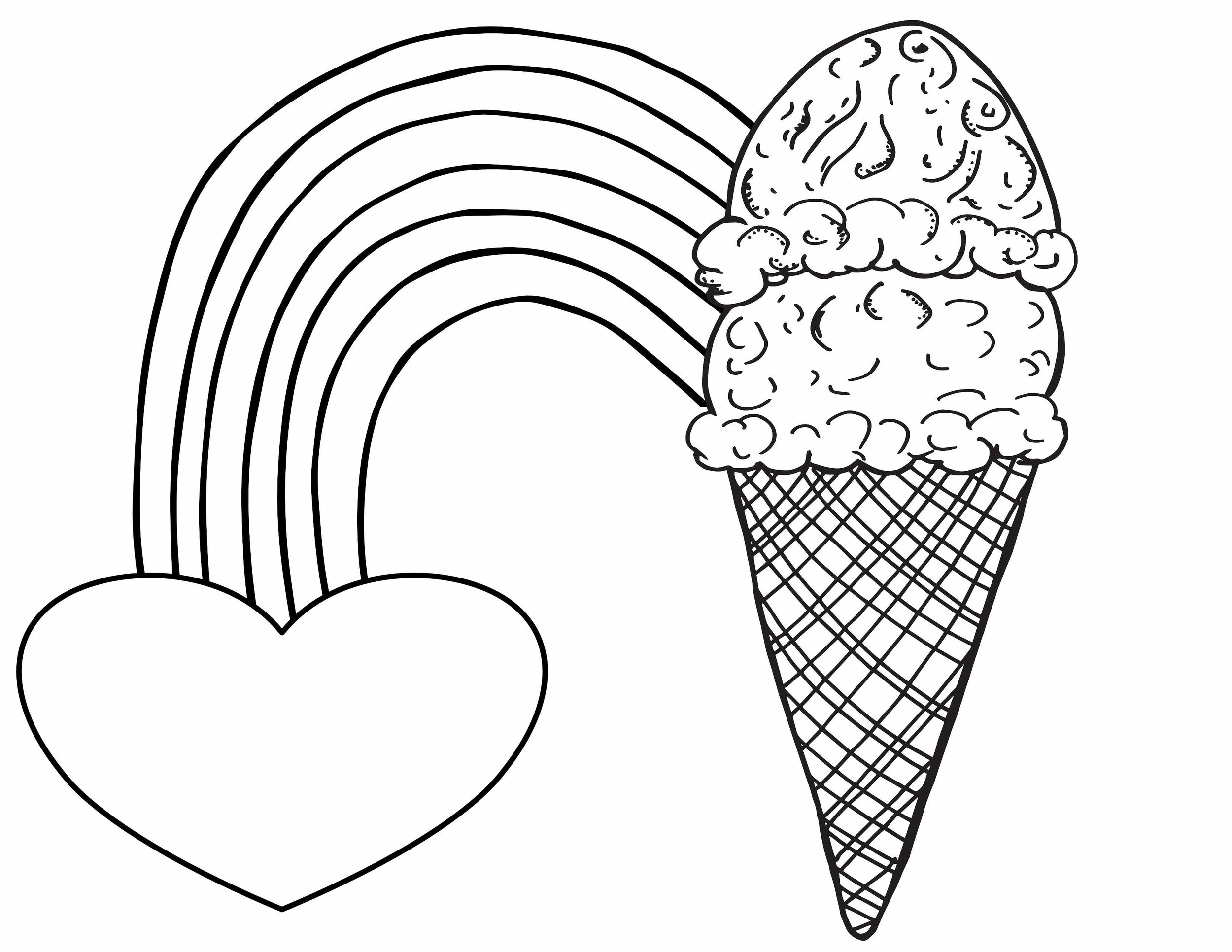 Ice Cream Coloring Pages for Adults Unique 113