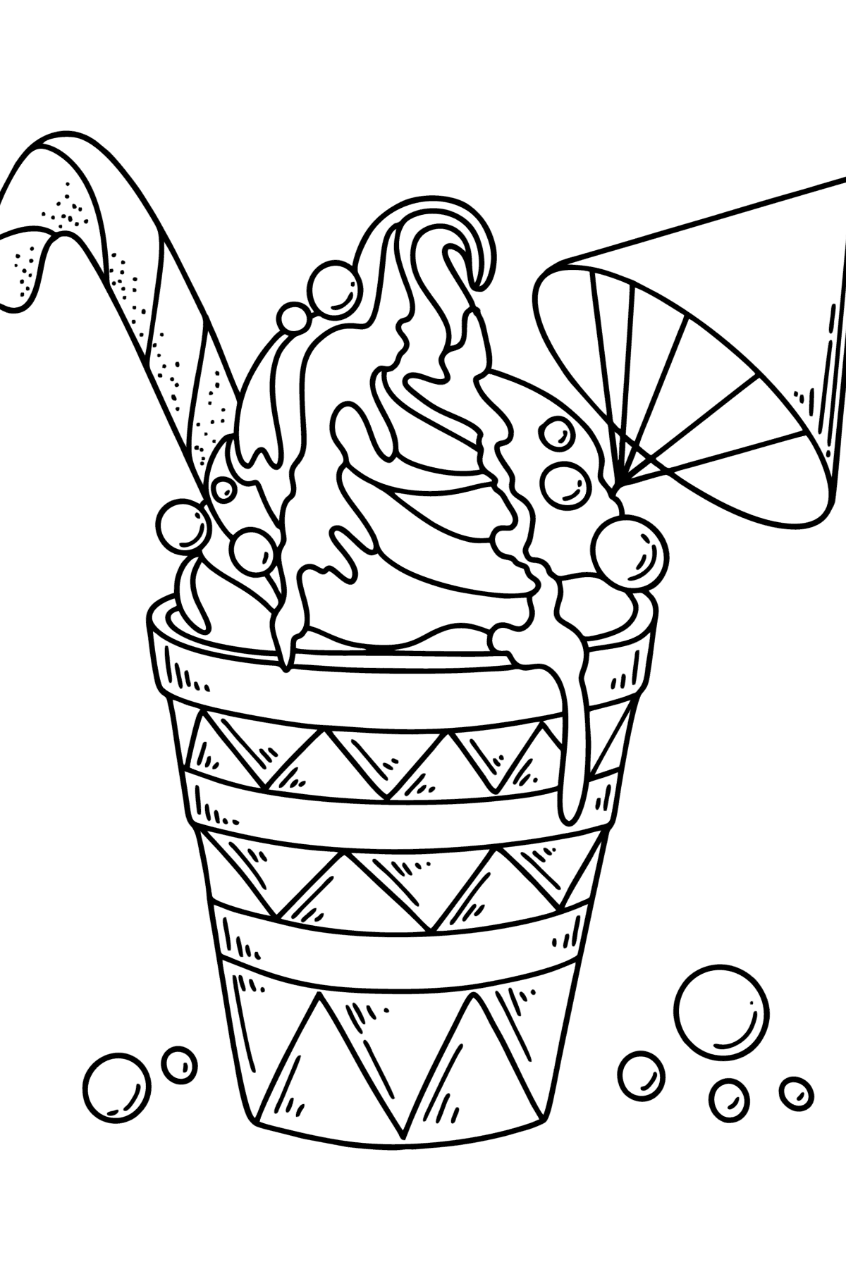 Ice Cream Coloring Pages for Adults Unique 114