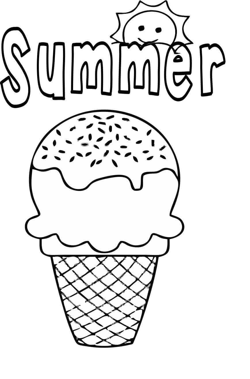 Ice Cream Coloring Pages for Adults Unique 117