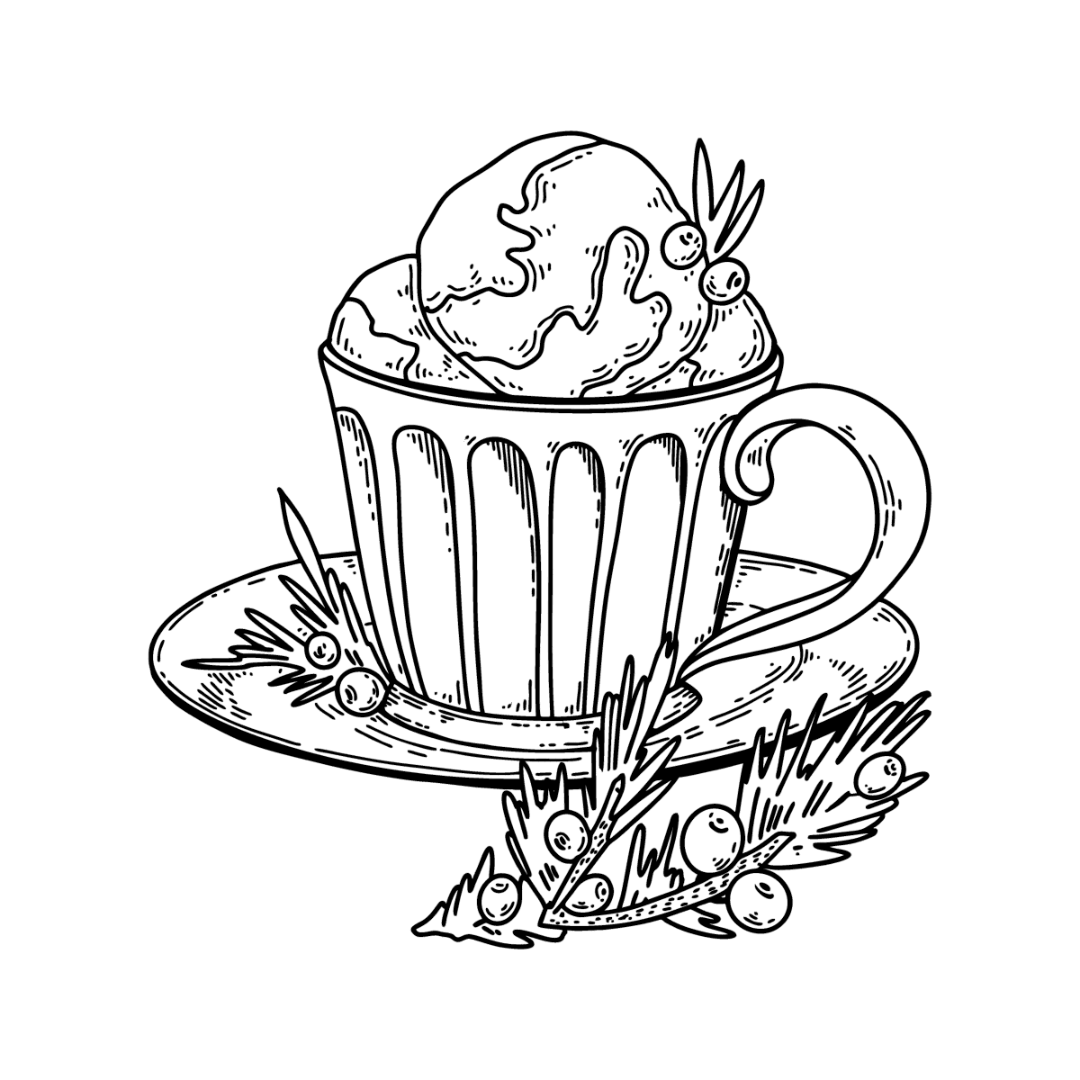 Ice Cream Coloring Pages for Adults Unique 118