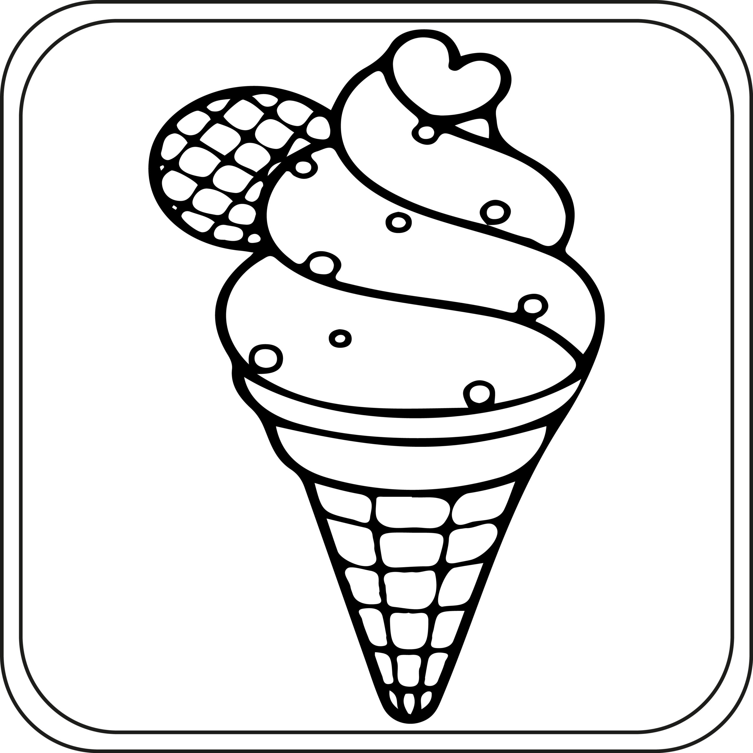 Ice Cream Coloring Pages for Adults Unique 126