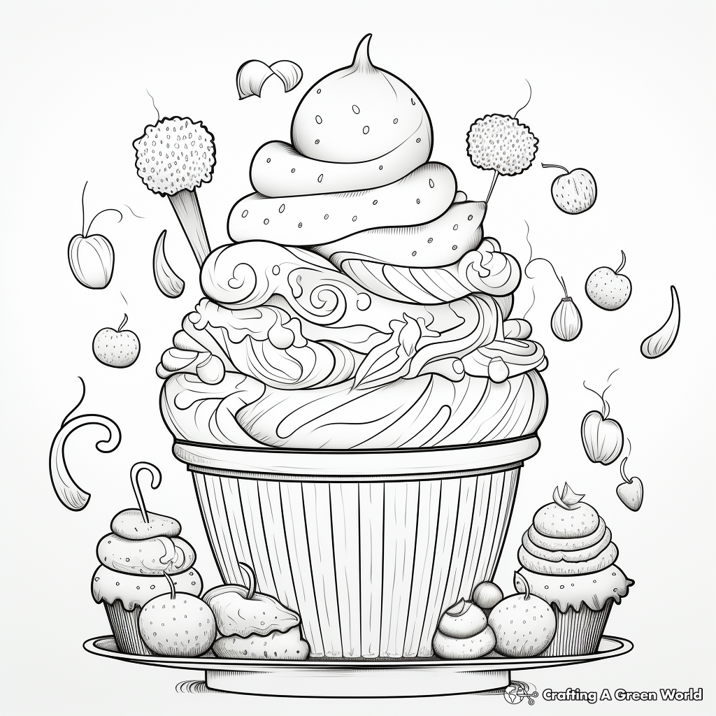 Ice Cream Coloring Pages for Adults Unique 128